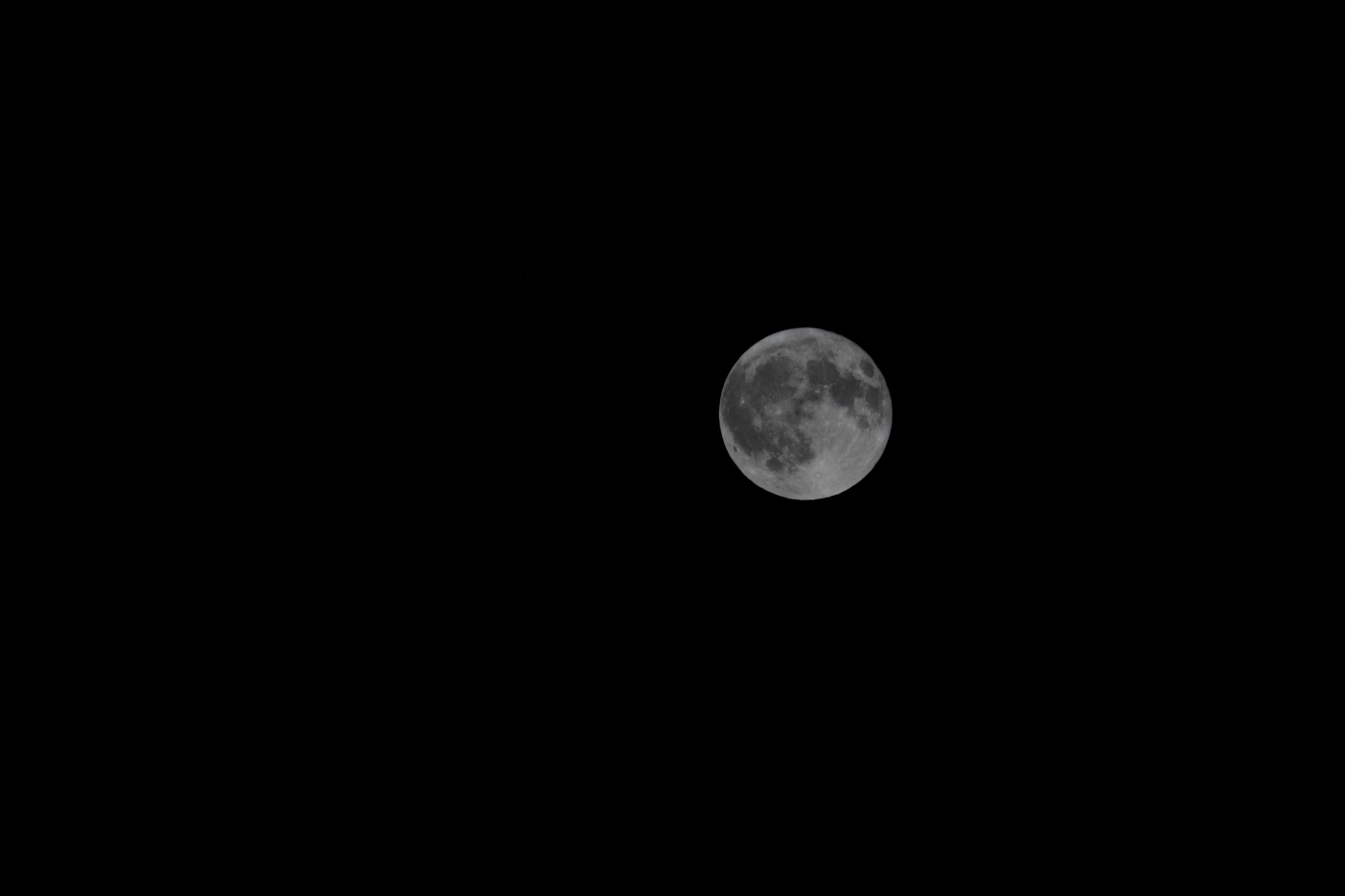Just the moon